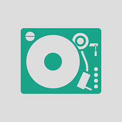 Image showing Vinyl player icon