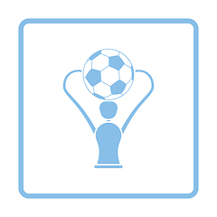 Image showing Soccer cup  icon