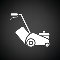 Image showing Lawn mower icon