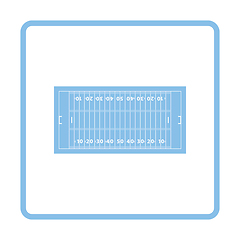 Image showing American football field mark icon