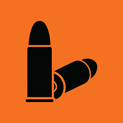 Image showing Pistol bullets icon