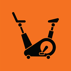 Image showing Exercise bicycle icon