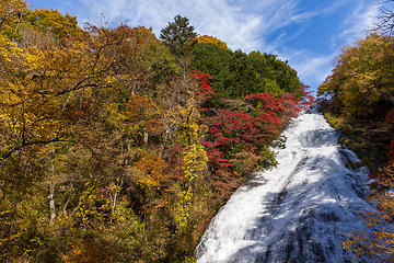 Image showing Ryuzu Falls near Nikko