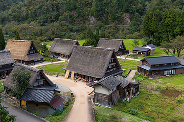 Image showing Traditional Japanese Shirakawago village 