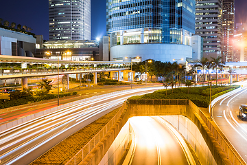 Image showing Hong Kong cityscape at night