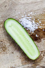 Image showing Fresh green cucumber
