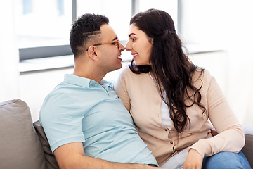 Image showing happy couple at home