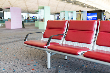 Image showing Airport departure hall