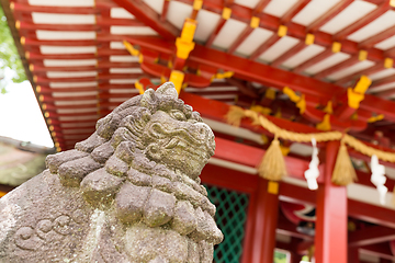 Image showing Lion statue in Dazaifu