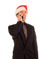 Image showing Christmas Phone Call