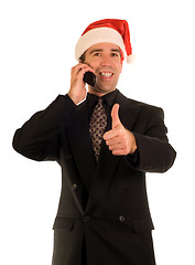 Image showing Xmas Thumbs Up