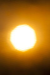 Image showing orange sun sunset