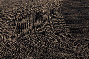 Image showing plowed soil