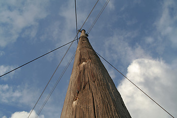 Image showing Phone pole