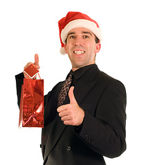 Image showing Businessman And His Gift