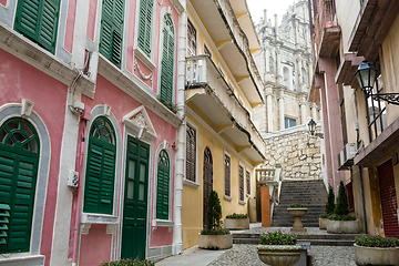 Image showing Ruins Of Saint Paul\'s Cathedral in Macau