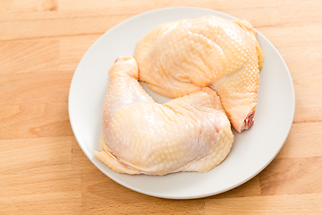 Image showing Fresh Raw chicken legs