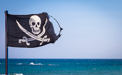 Image showing Pirate flag