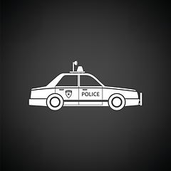 Image showing Police car icon