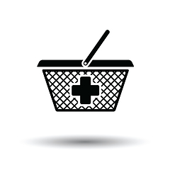 Image showing Pharmacy shopping cart icon