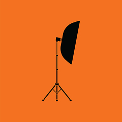 Image showing Icon of softbox light