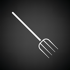 Image showing Pitchfork icon