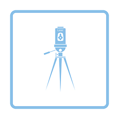 Image showing Laser level tool icon