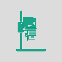 Image showing Icon of photo enlarger