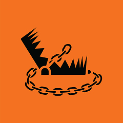 Image showing Bear hunting trap  icon