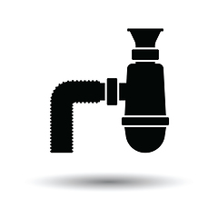 Image showing Bathroom siphon icon