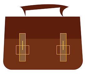 Image showing A briefcase vector or color illustration