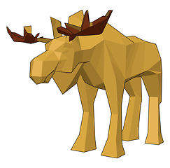 Image showing The toy animal picture vector or color illustration