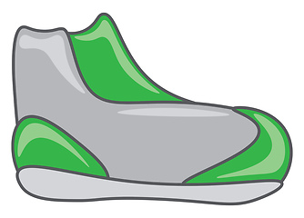 Image showing A running shoe vector or color illustration