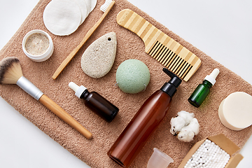 Image showing natural cosmetics and bodycare eco products