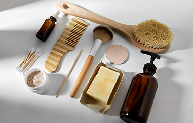 Image showing natural cosmetics and bodycare eco products