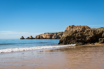 Image showing Beach of Praia da Rocha