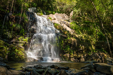 Image showing Beautiful waterfall in Cabreia Portugal