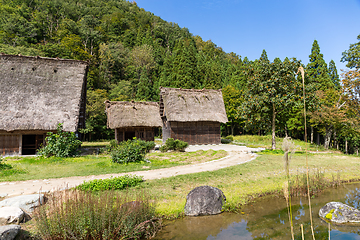 Image showing Traditional old house in Shirakawago