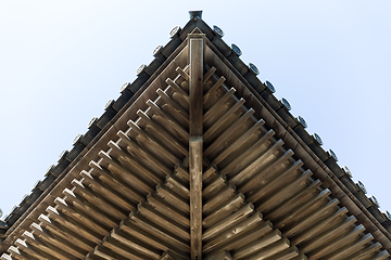Image showing Japanese temple roof tile