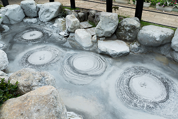 Image showing Mud bubbles hell in Beppu