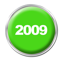 Image showing Button To Start the New Year