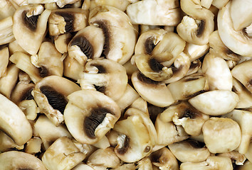 Image showing Chopped Mushrooms
