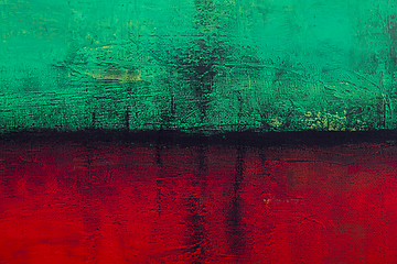 Image showing Green and red grunge colored texture background.