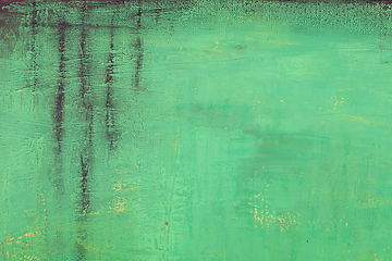 Image showing Green and black grunge colored texture background. 