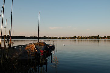 Image showing Abend am See