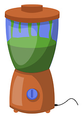 Image showing Juicer vector color illustration.