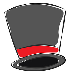 Image showing Magician\'s hat vector or color illustration