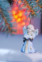 Image showing Christmas ball - angel