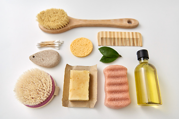 Image showing natural cosmetics and bodycare eco products