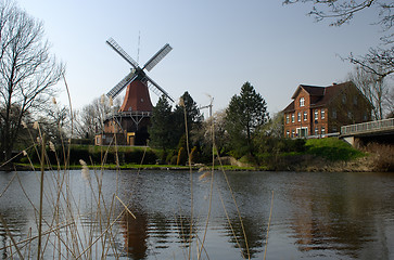 Image showing View at a windmill